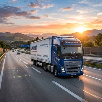 Land Freight Truk Logistik
