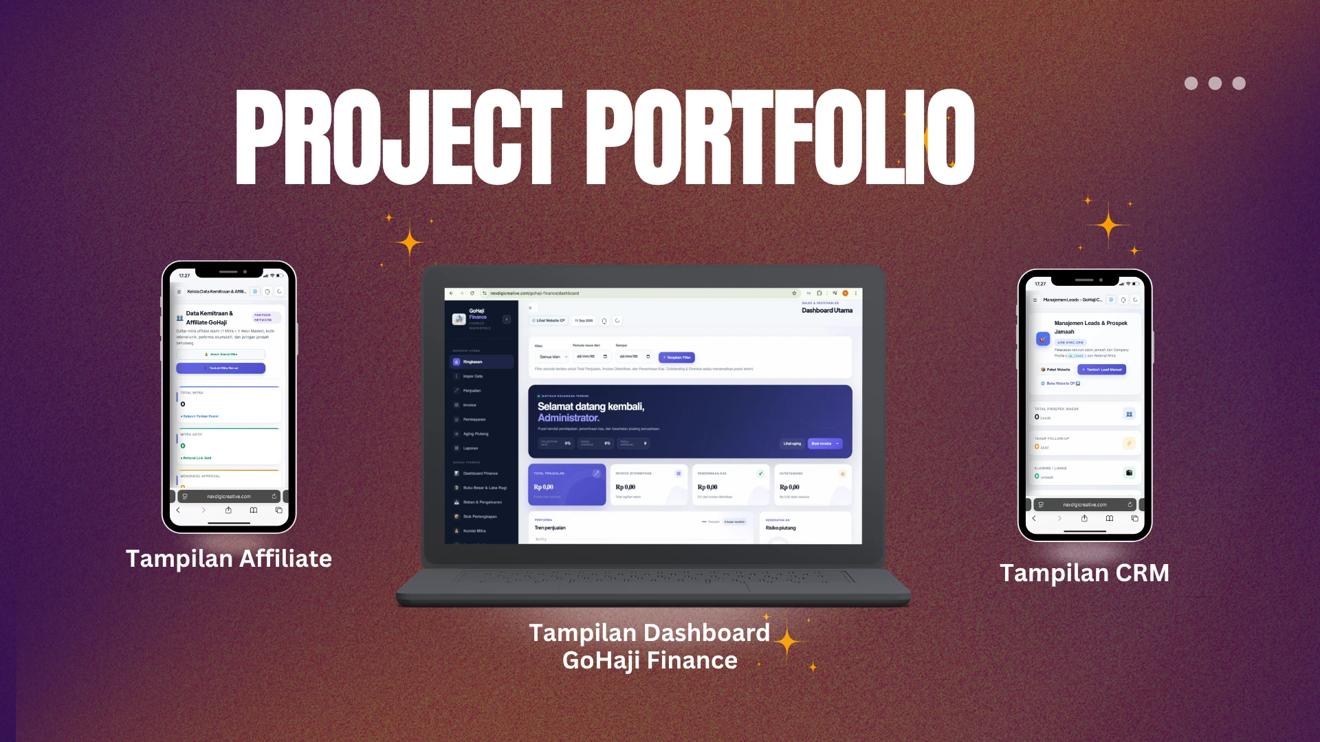GoHaji Finance - Sistem Keuangan & CRM Travel Umroh/Haji